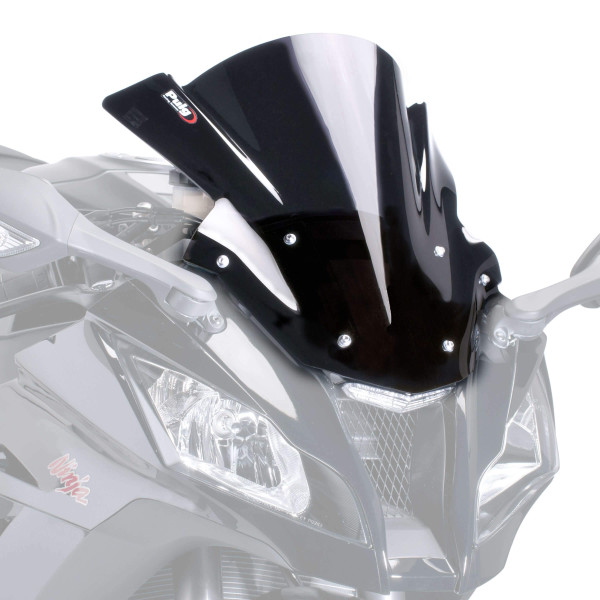 Puig Puig racing screen | black (opaque) | kawasaki zx10-r 2011>2015